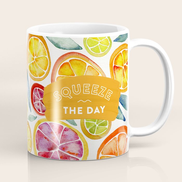 Squeeze the Day - Multi Palette Coffee Mug Gallery Image 1