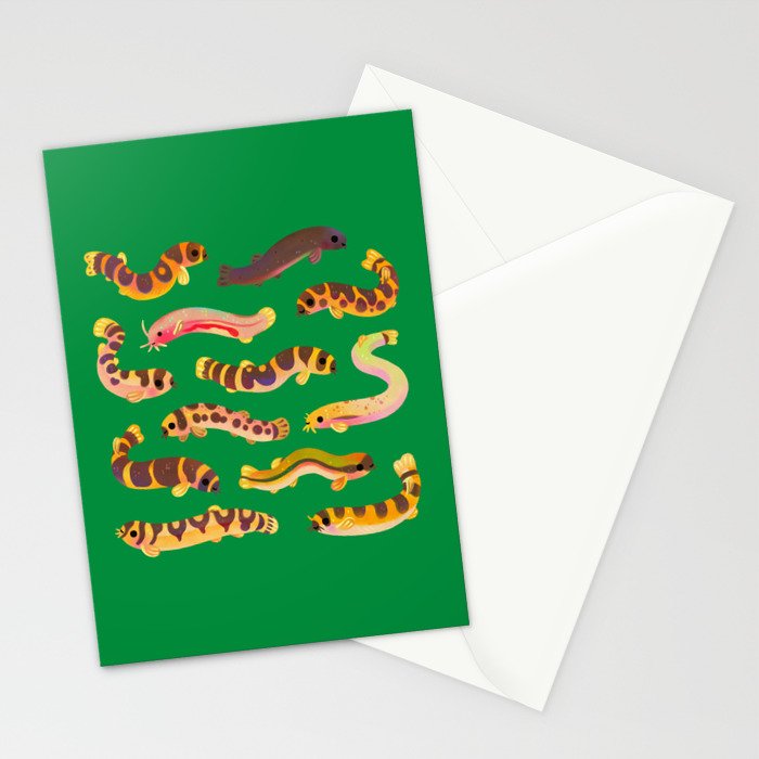 Pangio loaches (Kuhli loach) Stationery Card Gallery Image 2