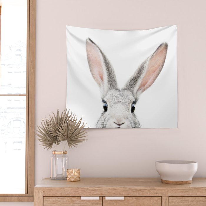 Hello Bunny Wall Tapestry Gallery Image 2