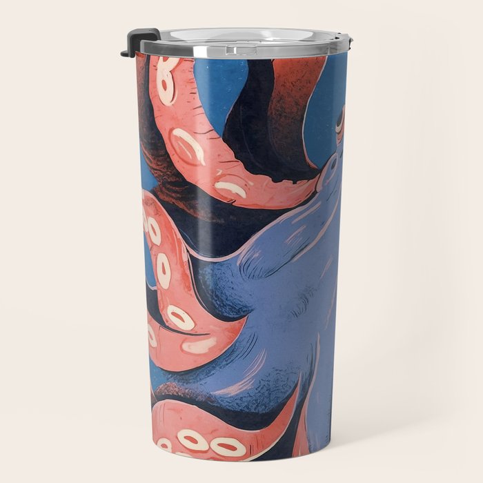 Oceanic Life - Octopus Travel Mug Gallery Image 3