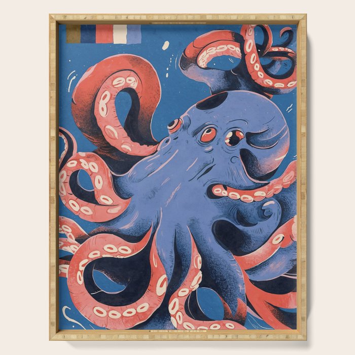 Oceanic Life - Octopus Serving Tray Gallery Image 1