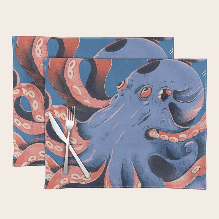 Oceanic Life - Octopus Placemat Gallery Image 1