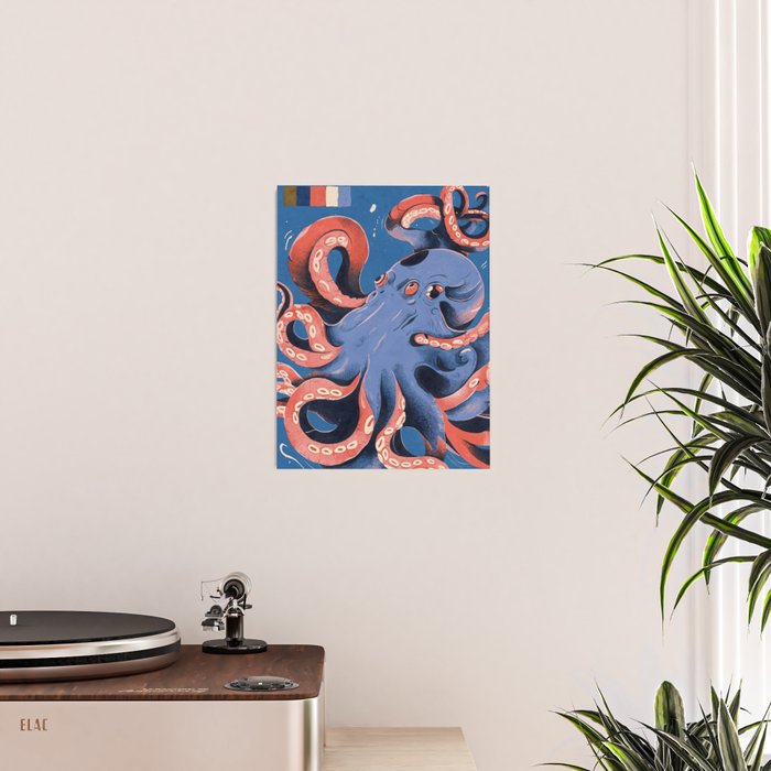 Oceanic Life - Octopus Poster Gallery Image 2