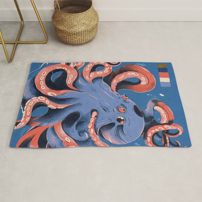 Oceanic Life - Octopus Rug Gallery Image 1
