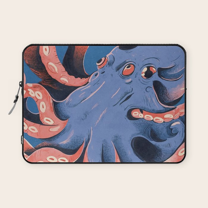 Oceanic Life - Octopus Laptop Sleeve Gallery Image 1