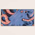 Oceanic Life - Octopus Desk Mat Gallery Image 3
