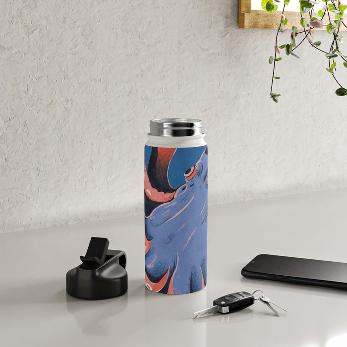 Oceanic Life - Octopus Water Bottle Gallery Image 4