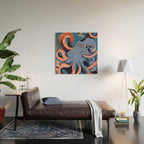 Oceanic Life - Octopus Wood Wall Art Gallery Image 2
