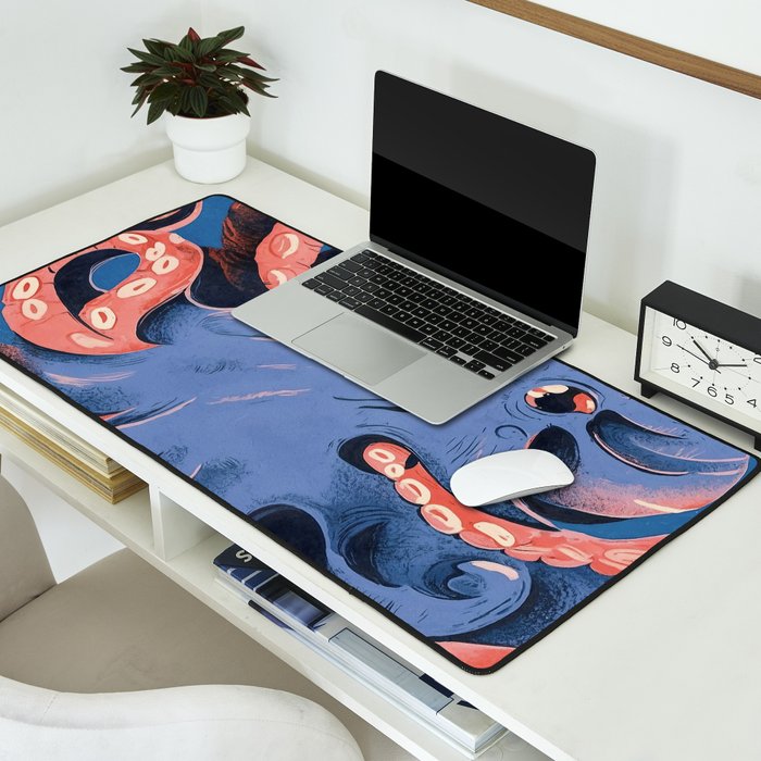 Oceanic Life - Octopus Desk Mat Gallery Image 2
