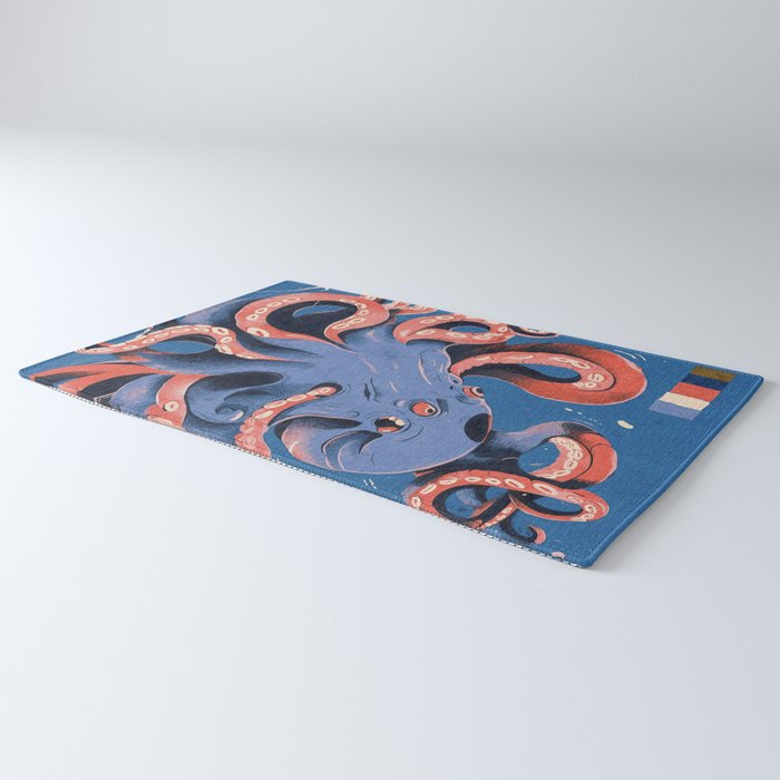 Oceanic Life - Octopus Rug Gallery Image 3