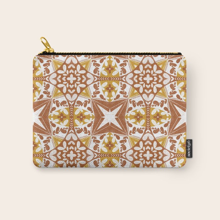 Tile Shapes Nature Charm Carry All Pouch Gallery Image 1