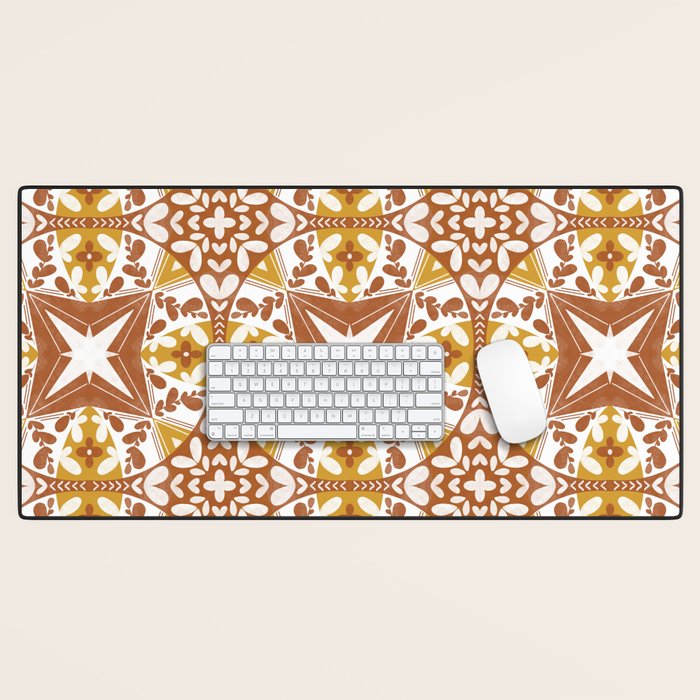 Tile Shapes Nature Charm Desk Mat Gallery Image 1