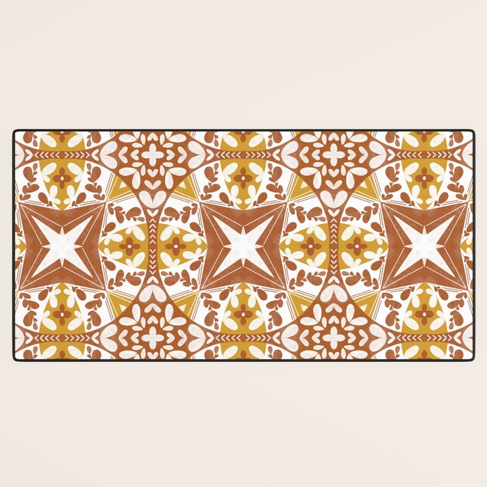 Tile Shapes Nature Charm Desk Mat Gallery Image 3