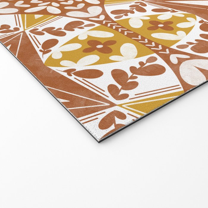 Tile Shapes Nature Charm Welcome Mat Gallery Image 2