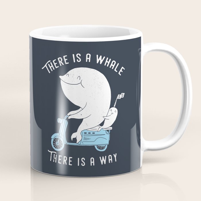 There is a whale Coffee Mug Gallery Image 1