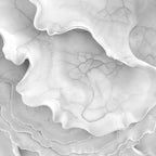 Organic 3D Sculpture White Coffee Mug Gallery Image 2