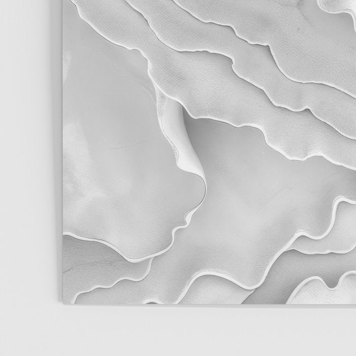 Organic 3D Sculpture White Poster Gallery Image 3