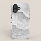 Organic 3D Sculpture White iPhone Case Gallery Image 1