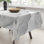 Organic 3D Sculpture White Tablecloth Gallery Image 3