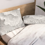 Organic 3D Sculpture White Pillow Sham Gallery Image 2