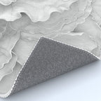 Organic 3D Sculpture White Rug Gallery Image 4