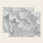 Organic 3D Sculpture White Placemat Gallery Image 1