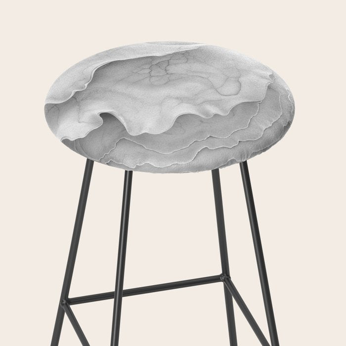 Organic 3D Sculpture White Stool Gallery Image 2