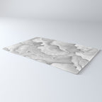 Organic 3D Sculpture White Rug Gallery Image 3