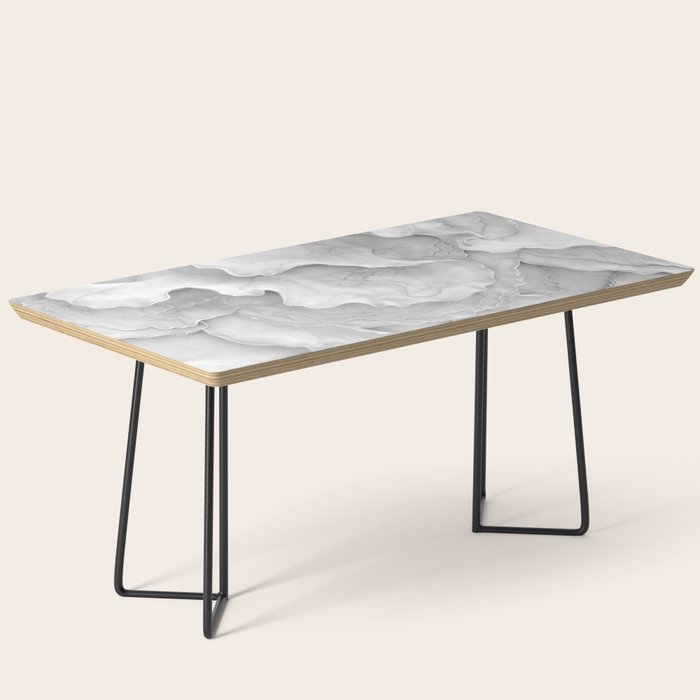 Organic 3D Sculpture White Coffee Table Gallery Image 1