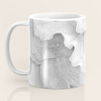 Organic 3D Sculpture White Coffee Mug Gallery Image 3