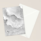 Organic 3D Sculpture White Stationery Card Gallery Image 2
