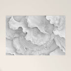 Organic 3D Sculpture White Welcome Mat Gallery Image 1