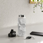 Organic 3D Sculpture White Water Bottle Gallery Image 4