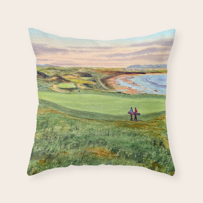 Ballybunion Golf Course County Kerry Ireland 10th Green Throw Pillow Gallery Image 6
