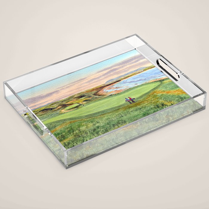 Ballybunion Golf Course County Kerry Ireland 10th Green Acrylic Tray Gallery Image 1