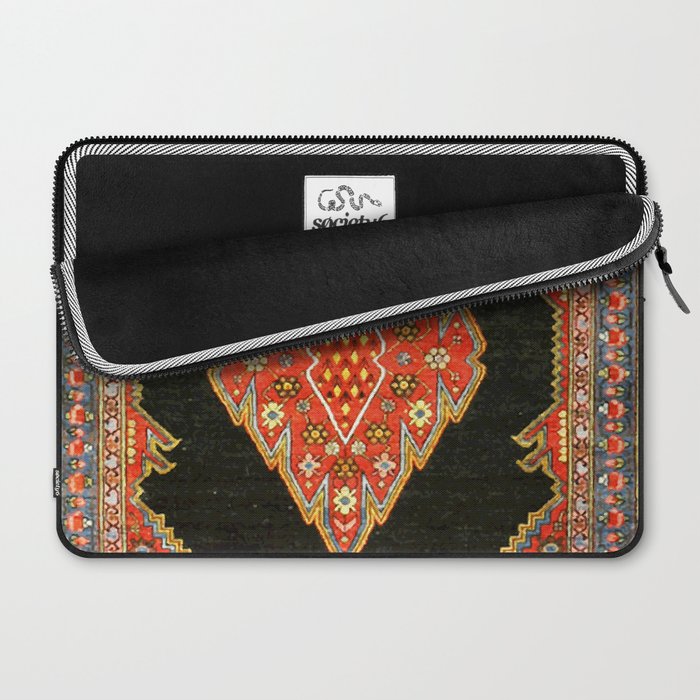 Hamedan Antique Persian Rug Print Laptop Sleeve Gallery Image 2