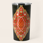 Hamedan Antique Persian Rug Print Travel Mug Gallery Image 1