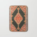 Hamedan Antique Persian Rug Print Bath Mat Gallery Image 1
