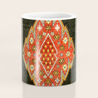 Hamedan Antique Persian Rug Print Coffee Mug Gallery Image 4