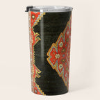 Hamedan Antique Persian Rug Print Travel Mug Gallery Image 3