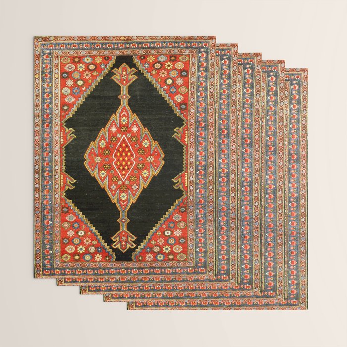 Hamedan Antique Persian Rug Print Wrapping Paper Gallery Image 3