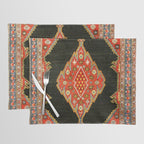 Hamedan Antique Persian Rug Print Placemat Gallery Image 1