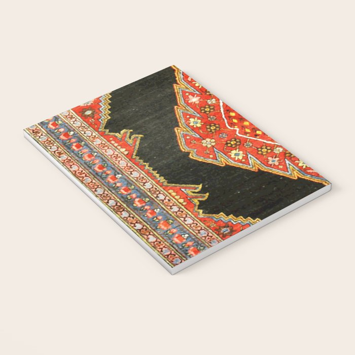 Hamedan Antique Persian Rug Print Notebook Gallery Image 3