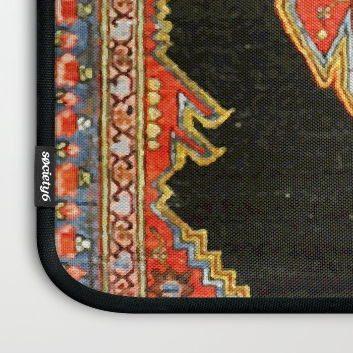 Hamedan Antique Persian Rug Print Laptop Sleeve Gallery Image 3