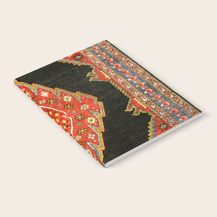 Hamedan Antique Persian Rug Print Notebook Gallery Image 1