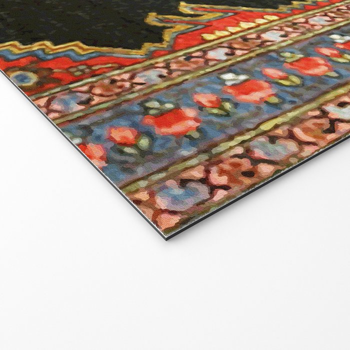 Hamedan Antique Persian Rug Print Welcome Mat Gallery Image 2