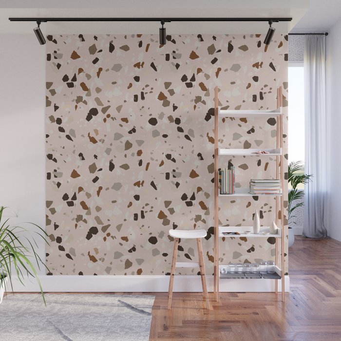 TERRAZZO OCHRE Wall Mural Gallery Image 1