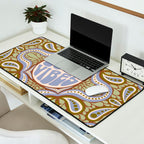Groovy Good Vibes Typography Desk Mat Gallery Image 2