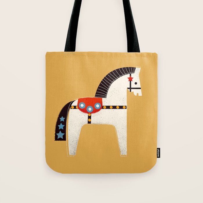 Festive Pony - illustration Tote Bag Gallery Image 1