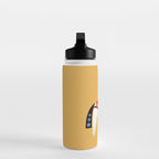 Festive Pony - illustration Water Bottle Gallery Image 3